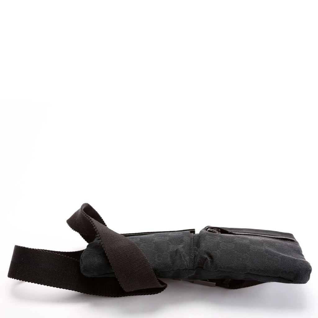 162962 GG Canvas Mini Waist Bag Black