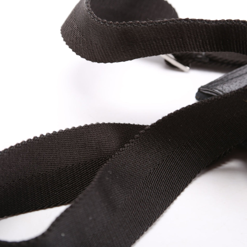 162962 GG Canvas Mini Waist Bag Black