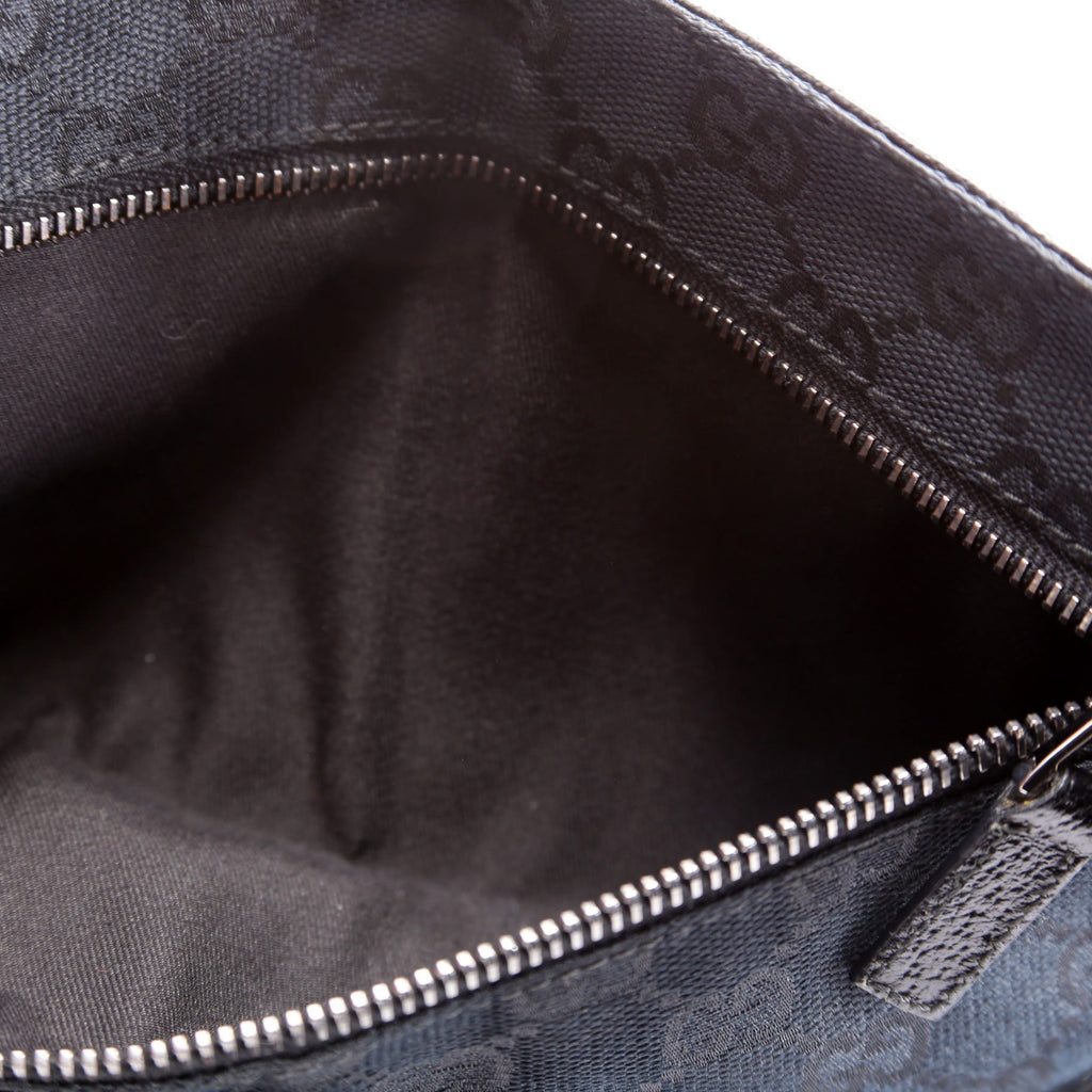 162962 GG Canvas Mini Waist Bag Black