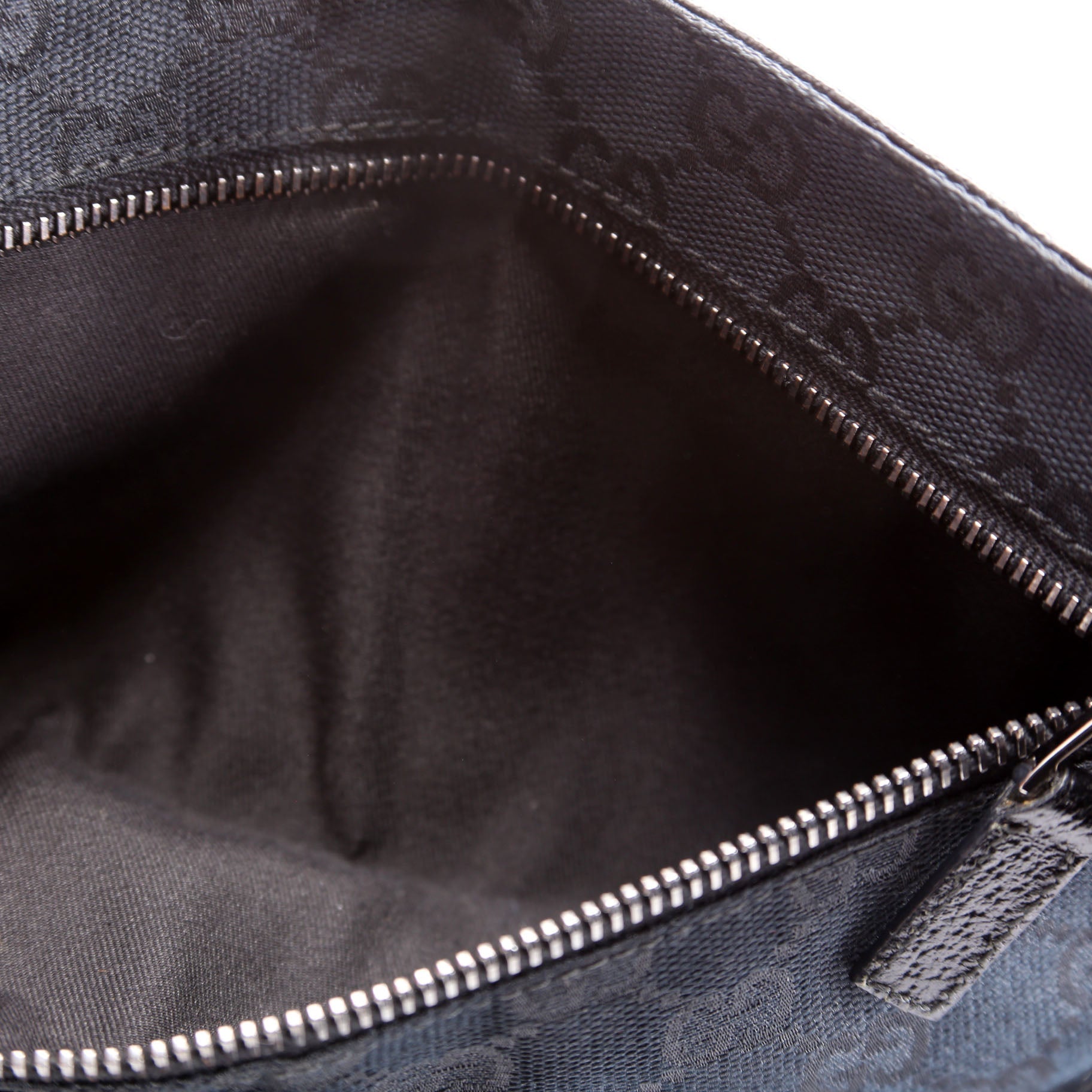 162962 GG Canvas Mini Waist Bag Black
