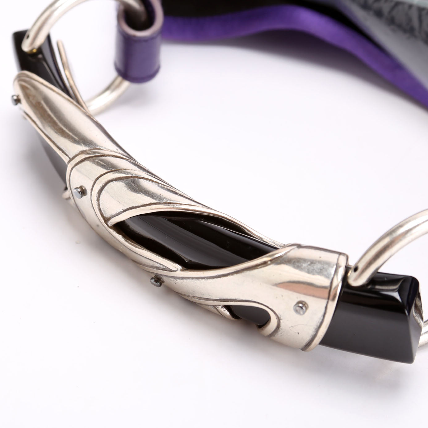 X Tom Ford Mombasa Satin Shoulder Vintage Purple