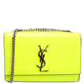 Kate Satchel Grain Small 354121/469390 Neon Yellow