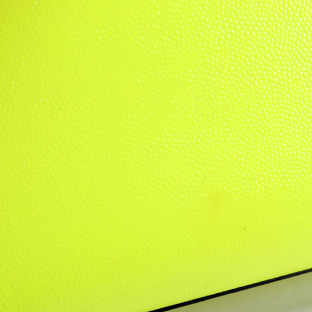 Kate Satchel Grain Small 354121/469390 Neon Yellow