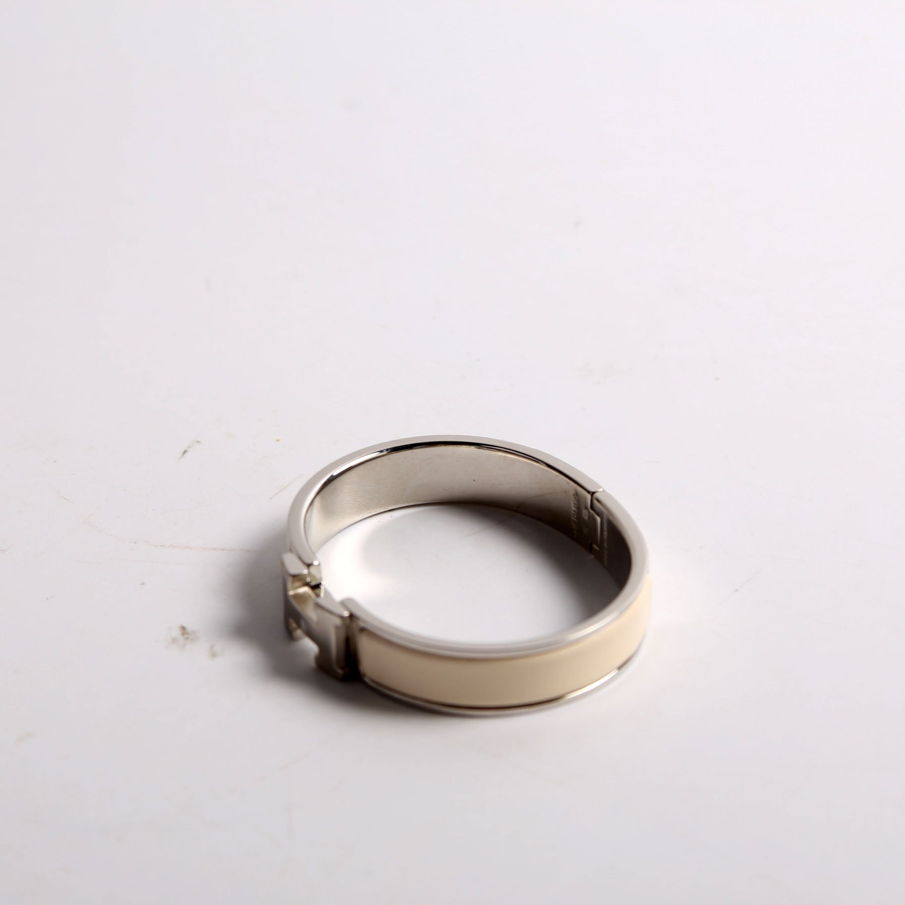 Clic Clac Narrow PM Beige/Silver