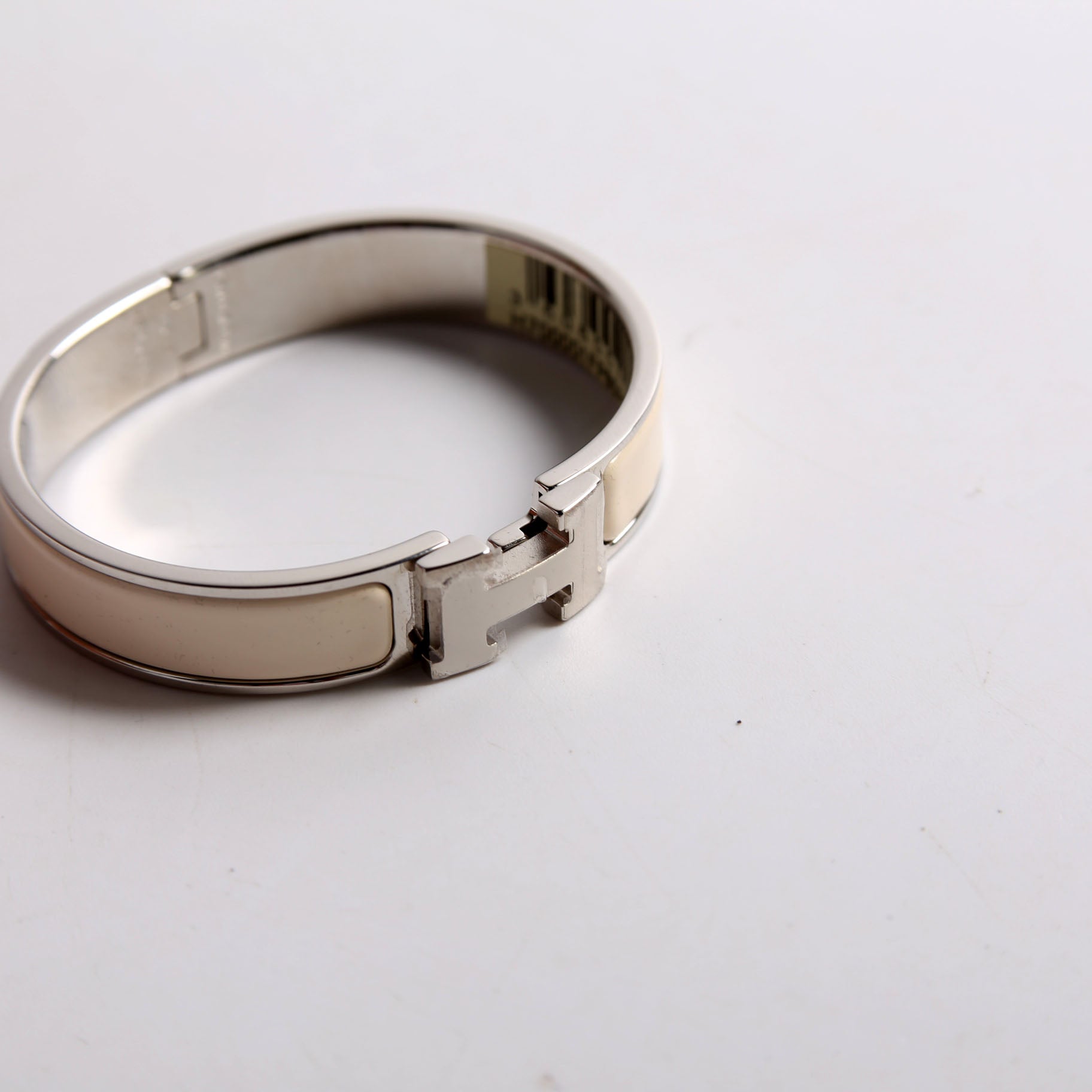 Clic Clac Narrow PM Beige/Silver