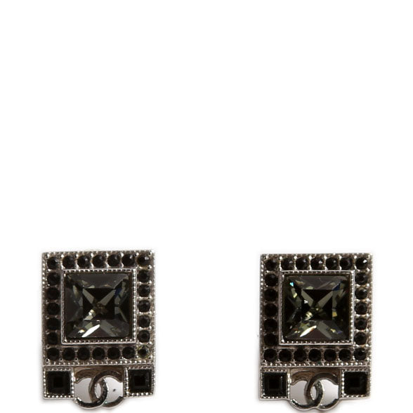 CC Crystal Square Studs