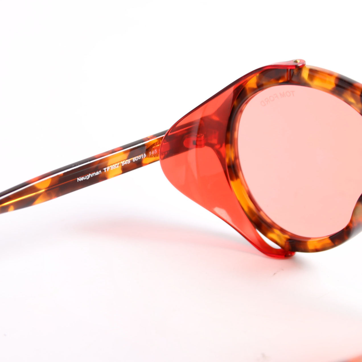 Neughman Shield Sunglasses Brown/Red