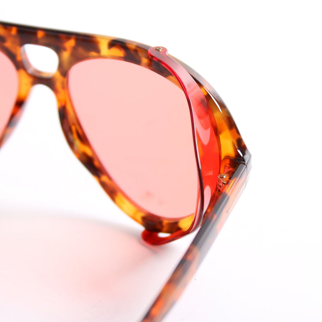 Neughman Shield Sunglasses Brown/Red