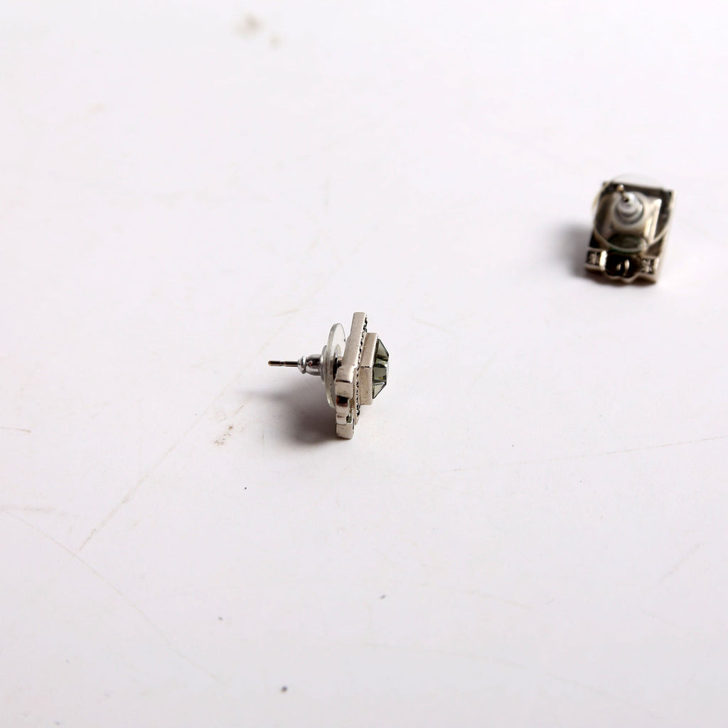 CC Crystal Square Studs