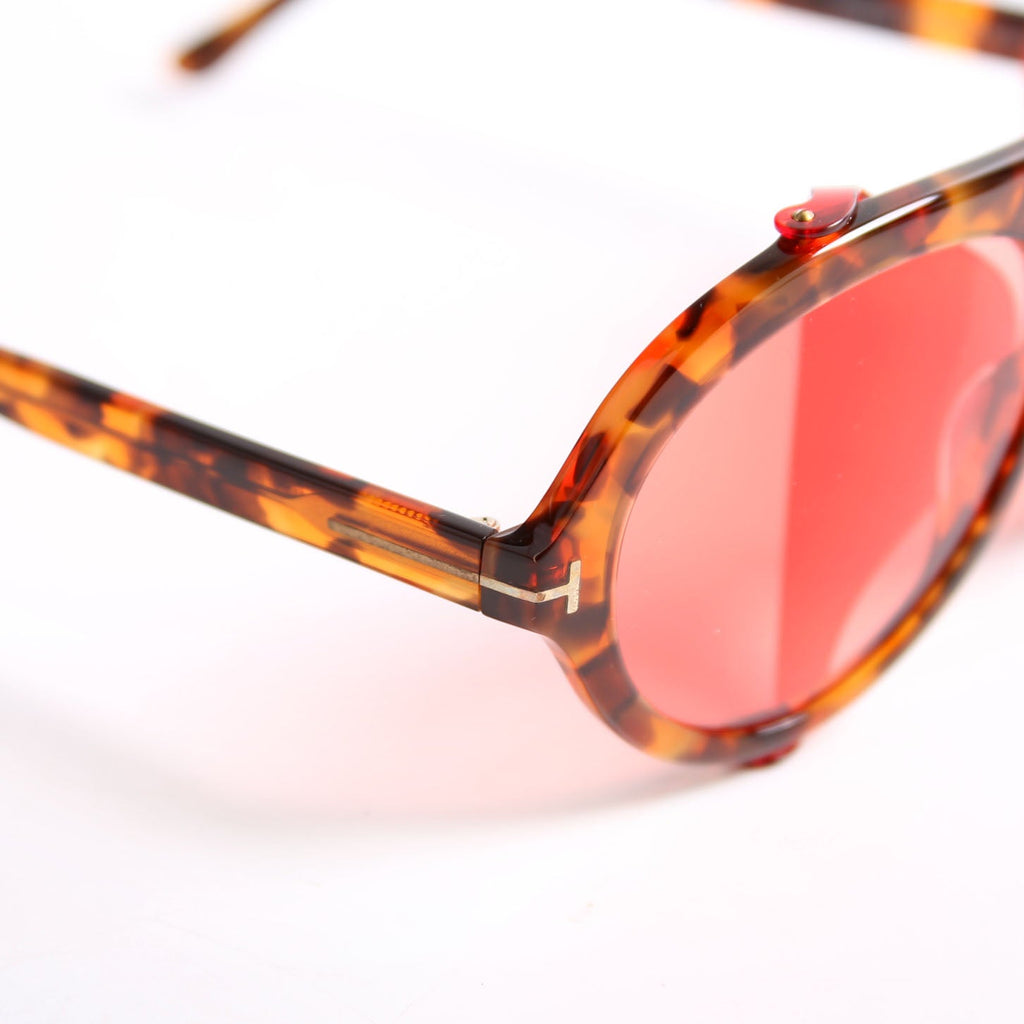 Neughman Shield Sunglasses Brown/Red