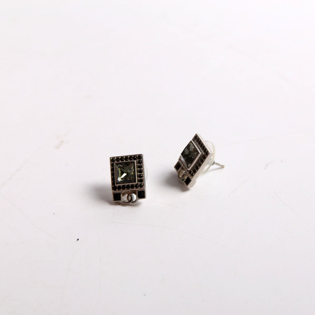 CC Crystal Square Studs