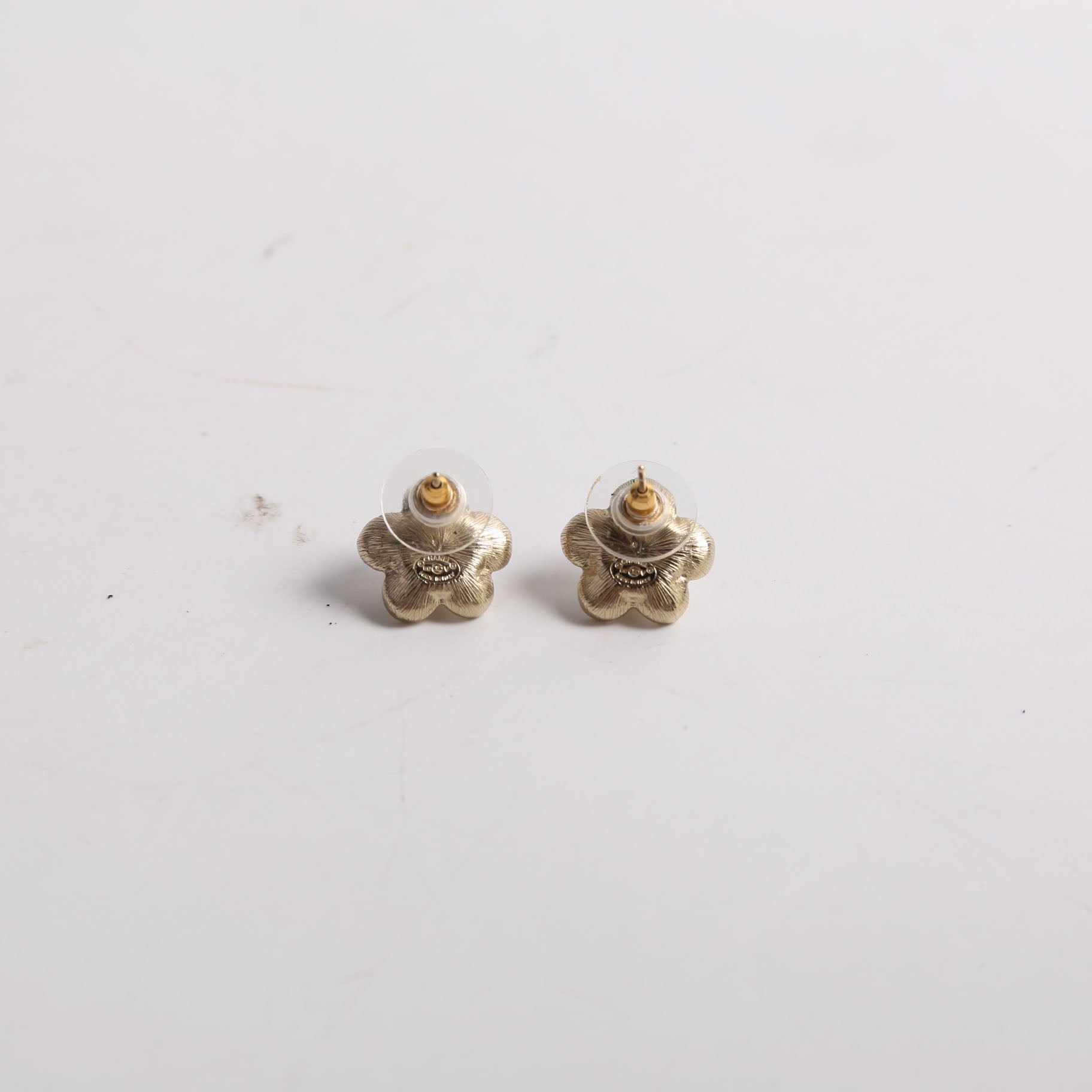 CC Faux Pearl Flower Studs