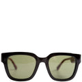 GG1670SK Square Acetate Sunglasses Black/Red