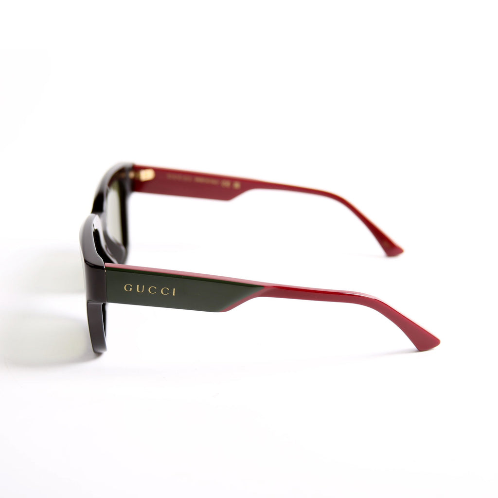 GG1670SK Square Acetate Sunglasses Black/Red