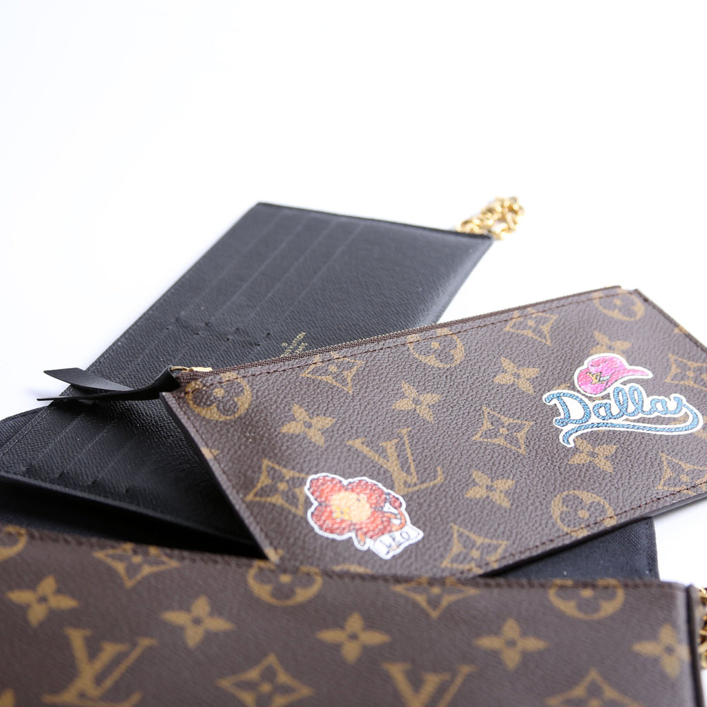 Pochette Felicie Monogram Patches