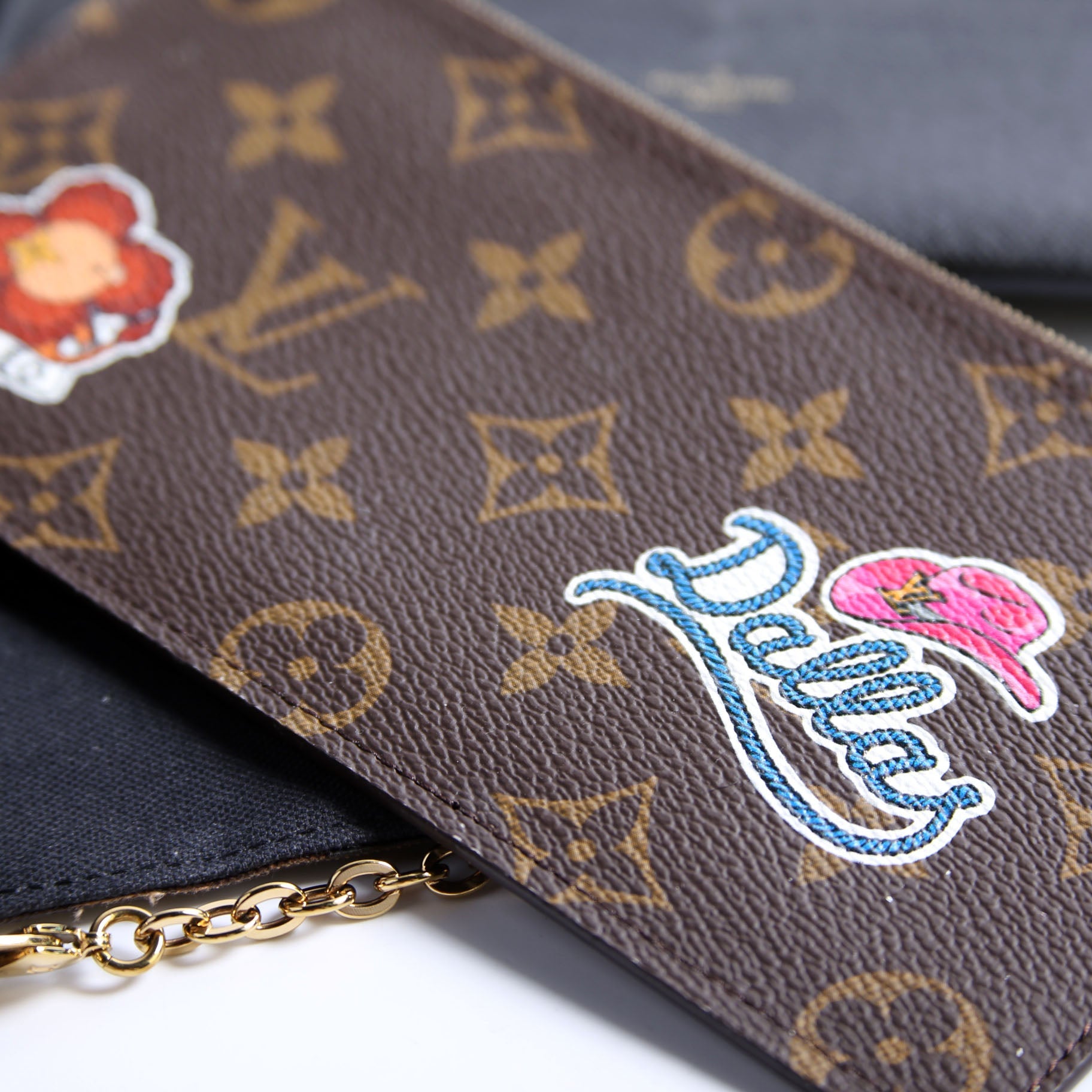Pochette Felicie Monogram Patches
