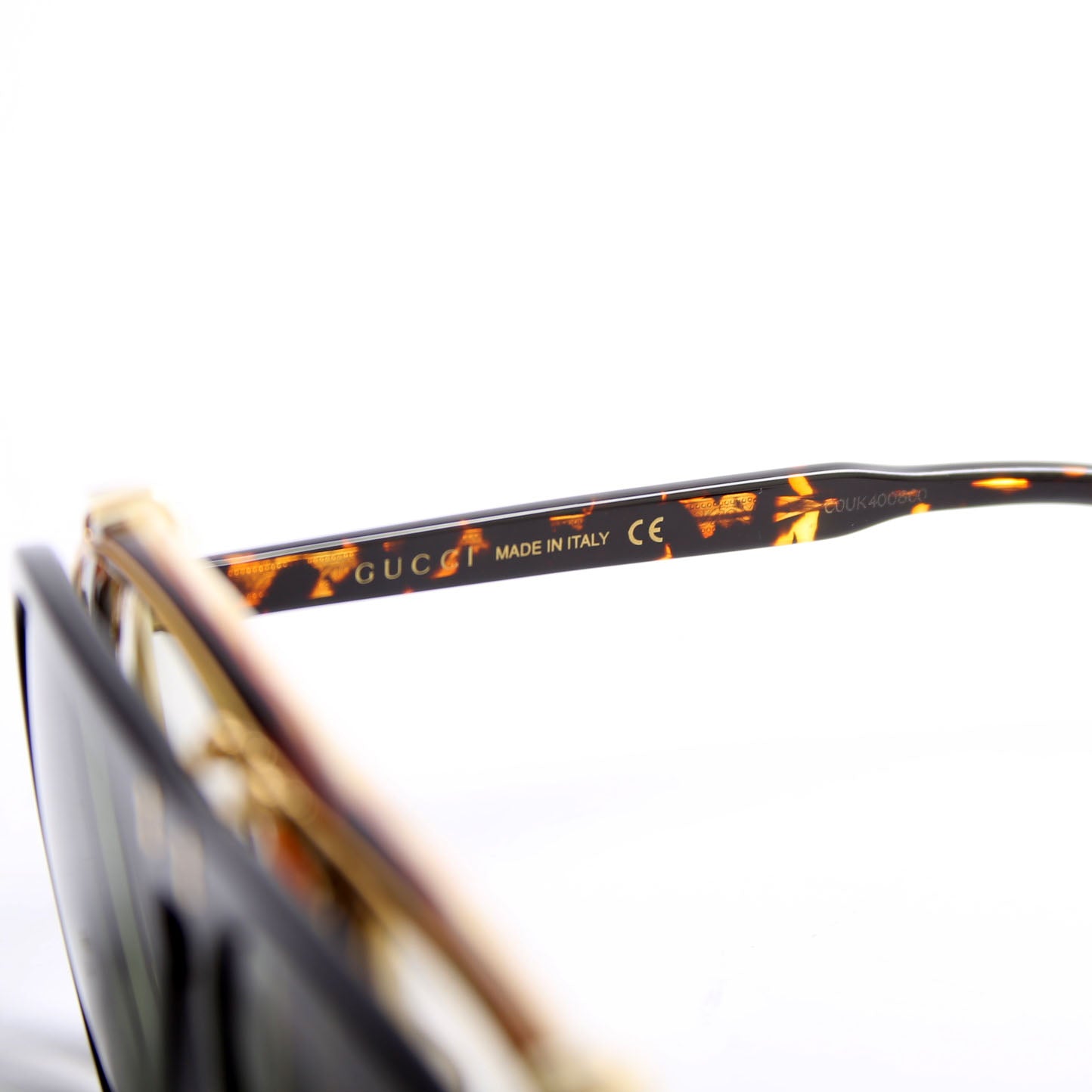 GG0128S Aviator With Clip-On Frame Sunglasses Brown/Black
