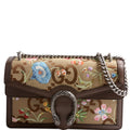 400249 Dionysus Jumbo GG Canvas Flower Embossed Shoulder Small