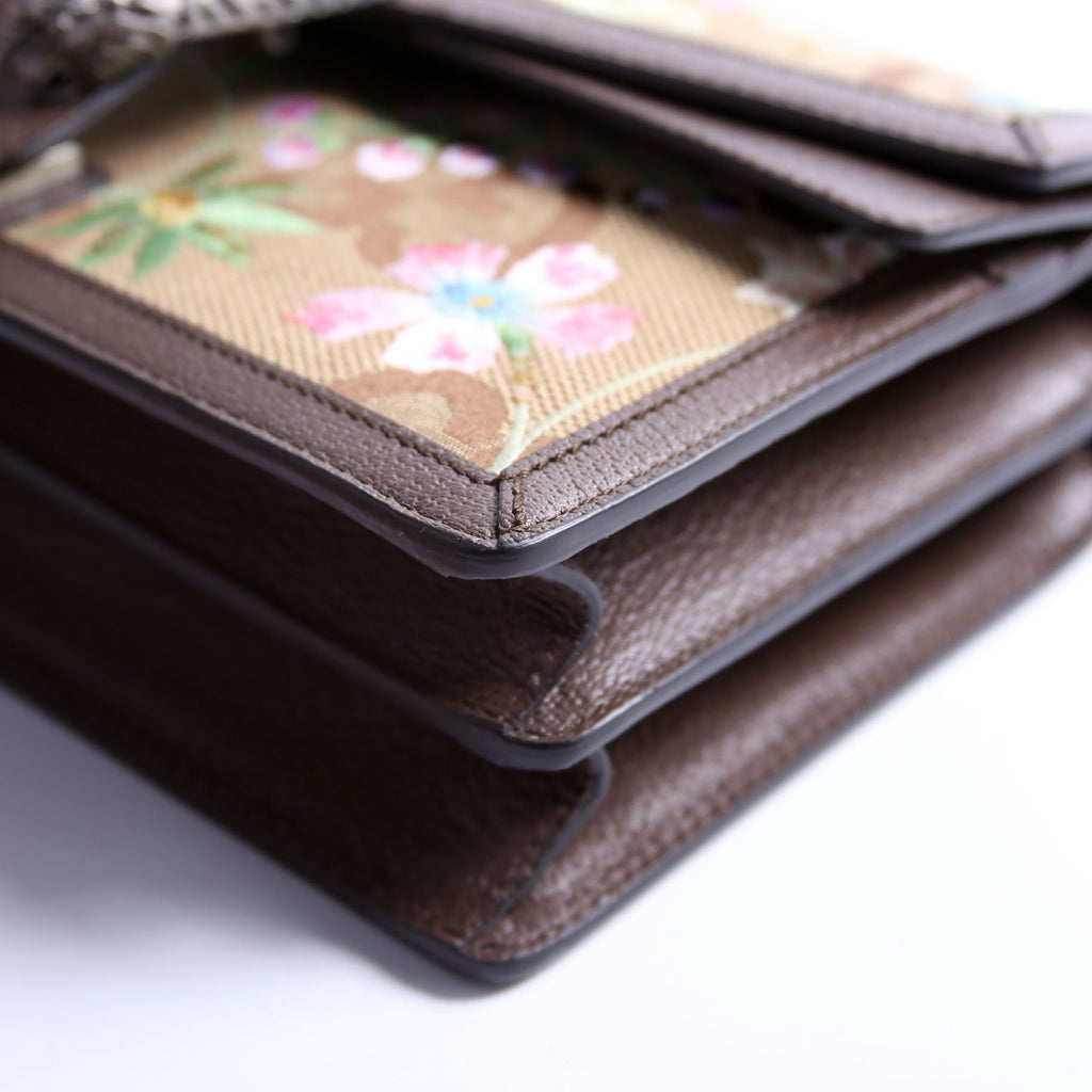 400249 Dionysus Jumbo GG Canvas Flower Embossed Shoulder Small