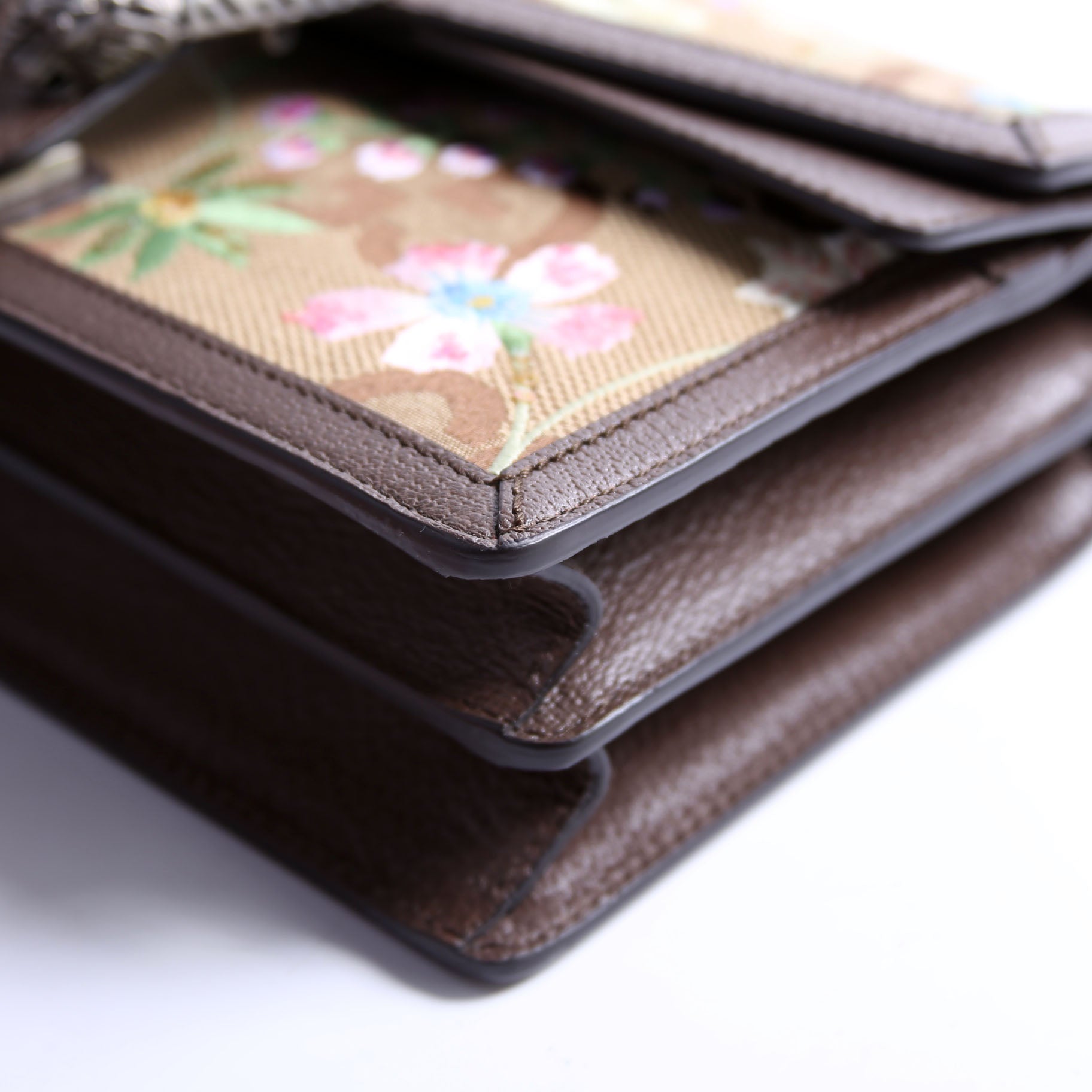 400249 Dionysus Jumbo GG Canvas Flower Embossed Shoulder Small