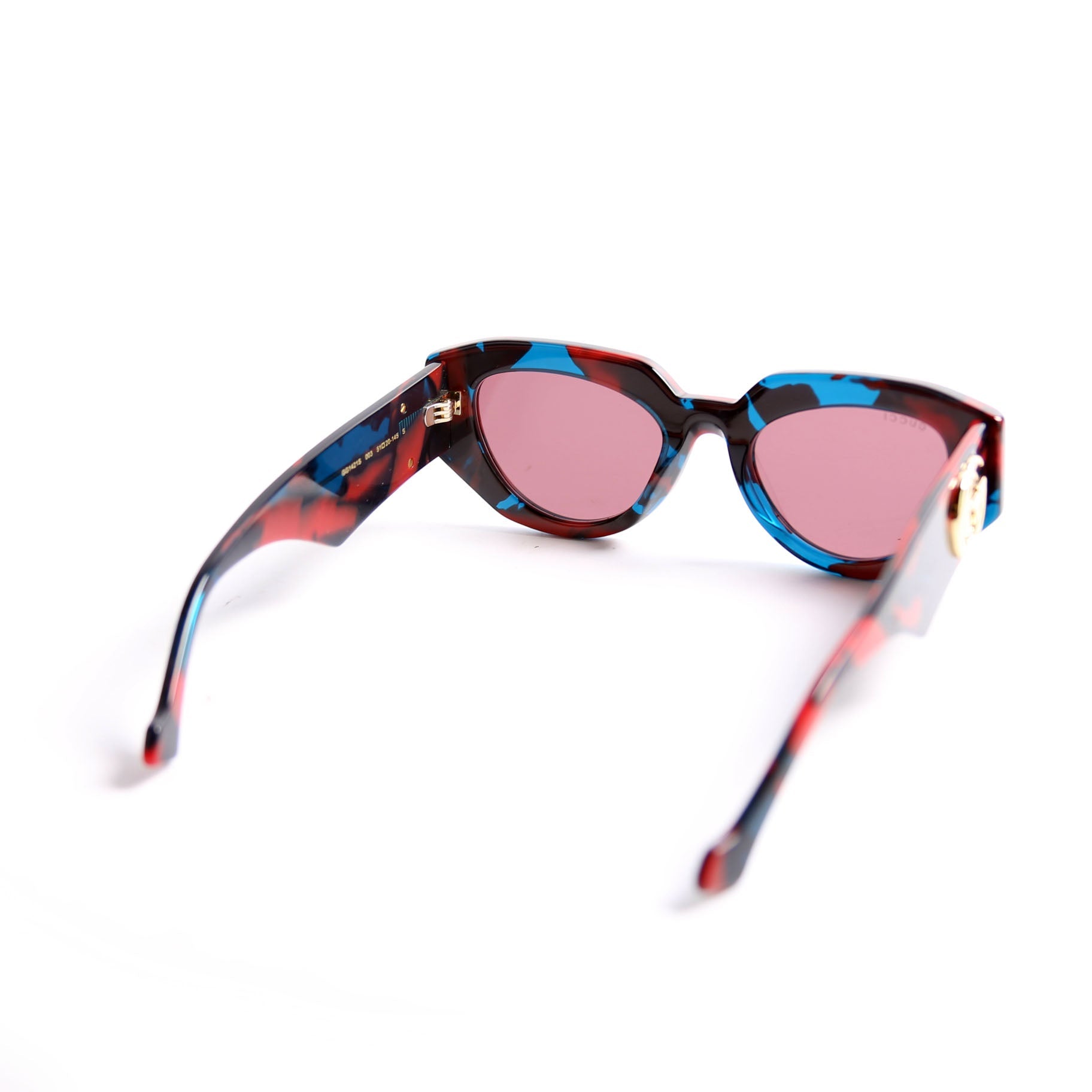 Gucci GG1421S GG Acetate Sunglasses Red/Blue