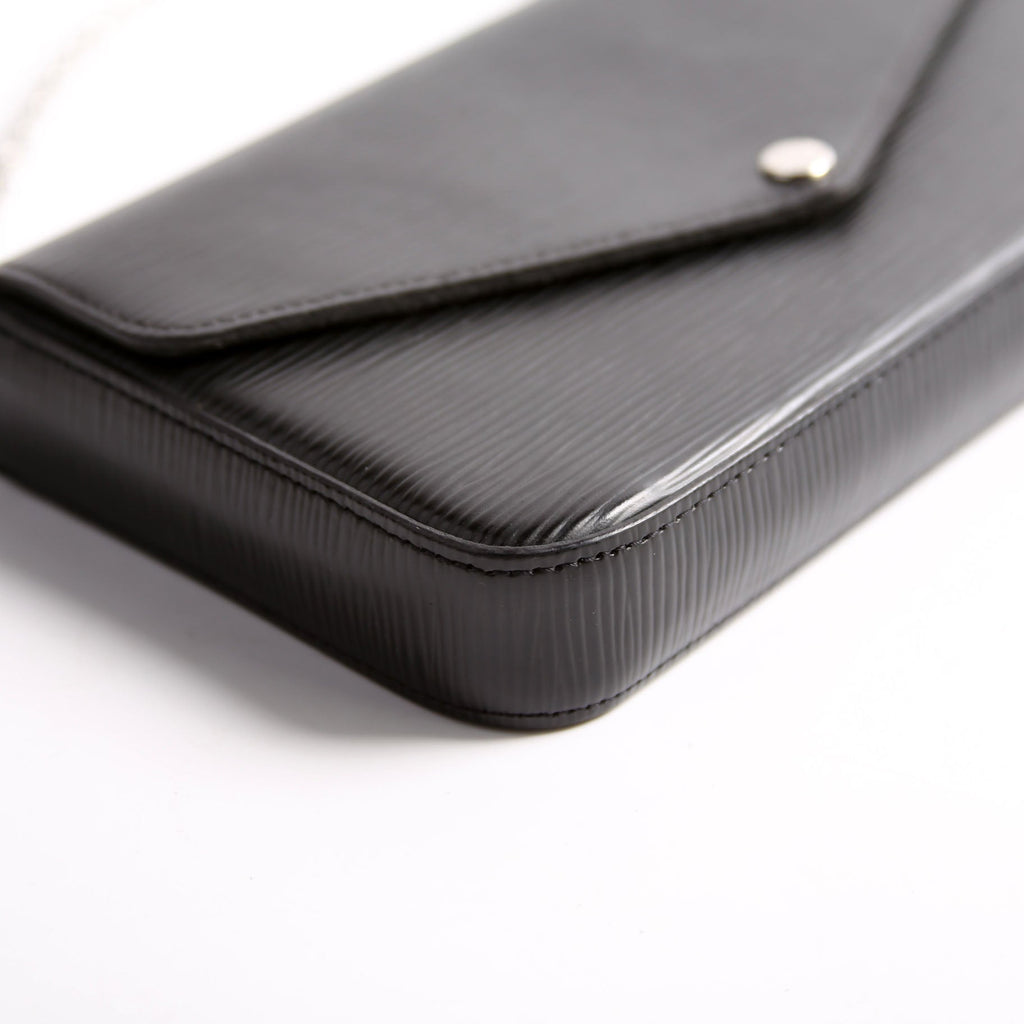 Pochette Felicie Epi Black