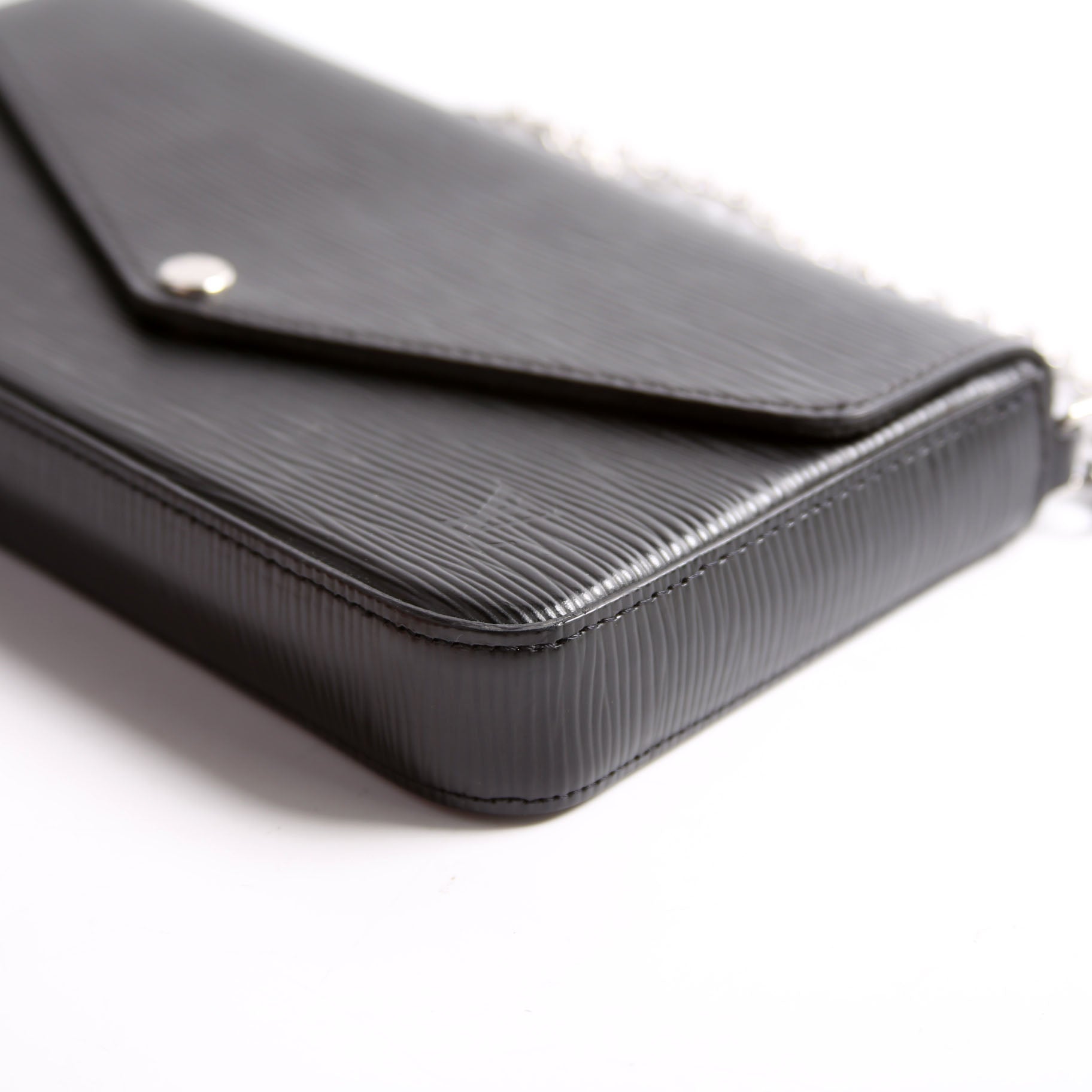 Pochette Felicie Epi Black