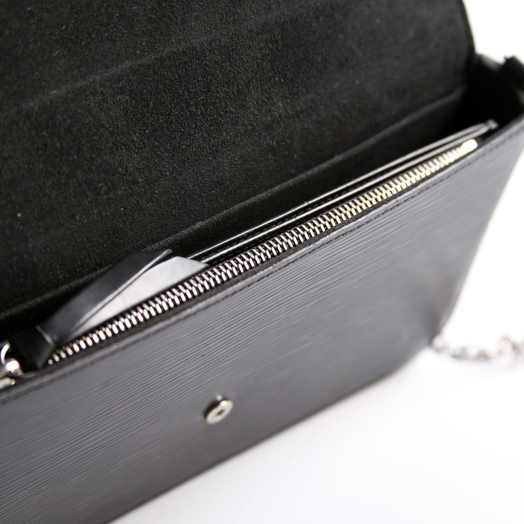 Pochette Felicie Epi Black