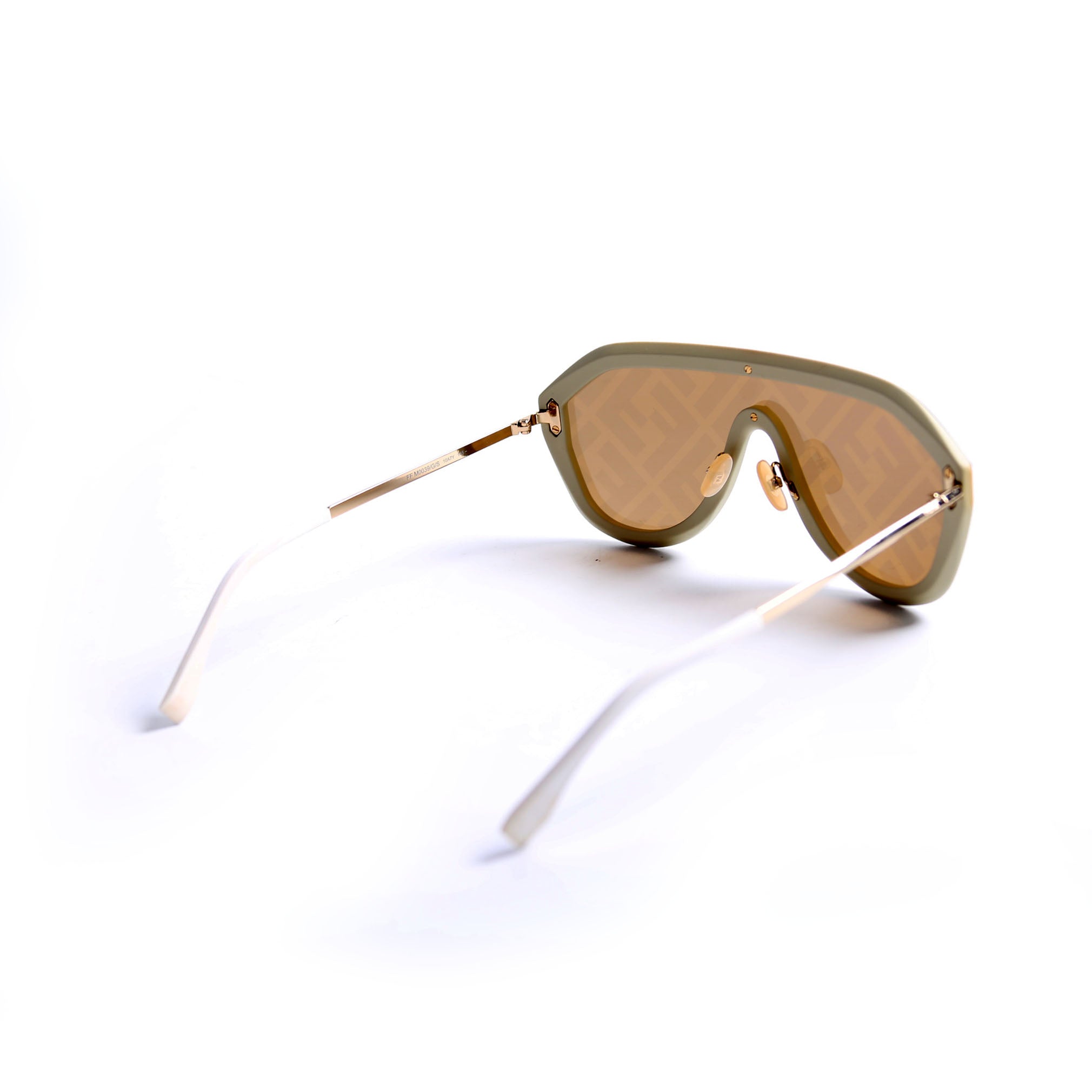 FF M0039/G/S Fabulous Shield Sunglasses Brown/White