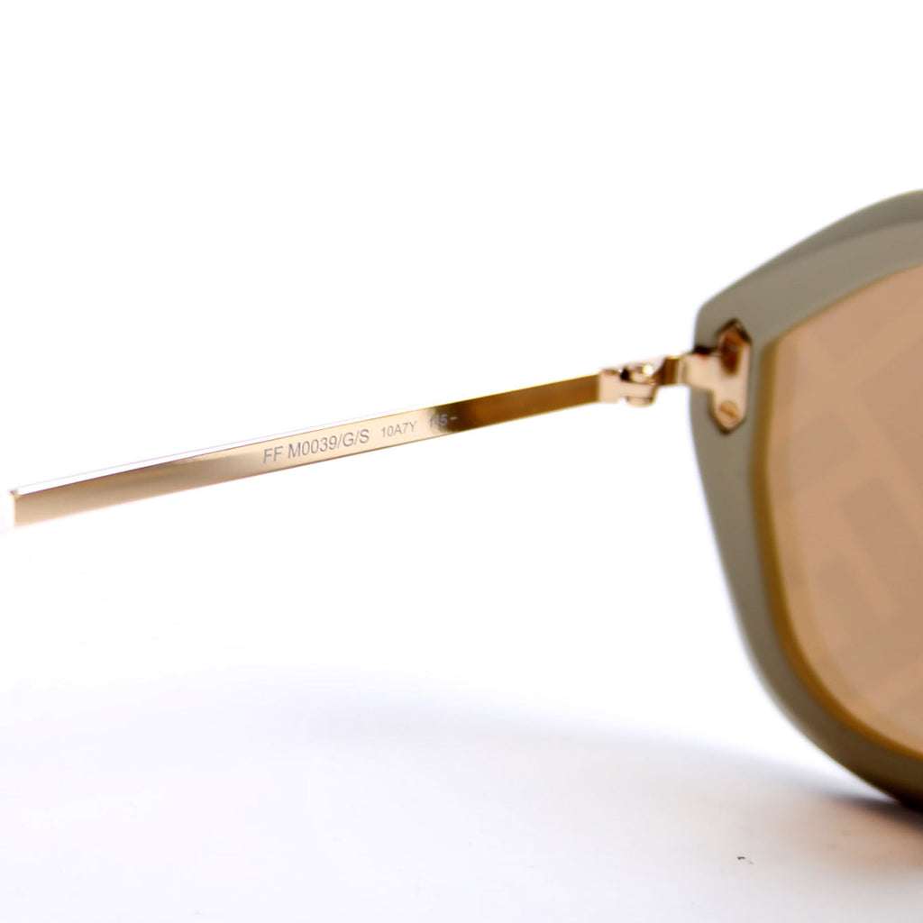 FF M0039/G/S Fabulous Shield Sunglasses Brown/White