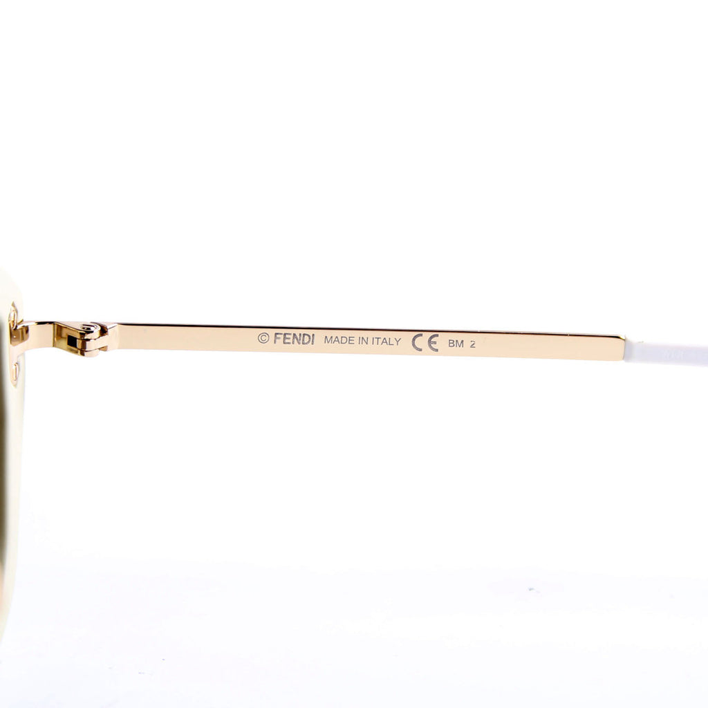 FF M0039/G/S Fabulous Shield Sunglasses Brown/White