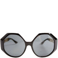 VOD4395 Geometric Sunglasses Black/Gold