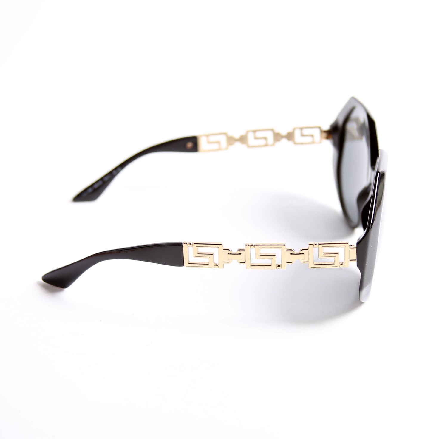 VOD4395 Geometric Sunglasses Black/Gold