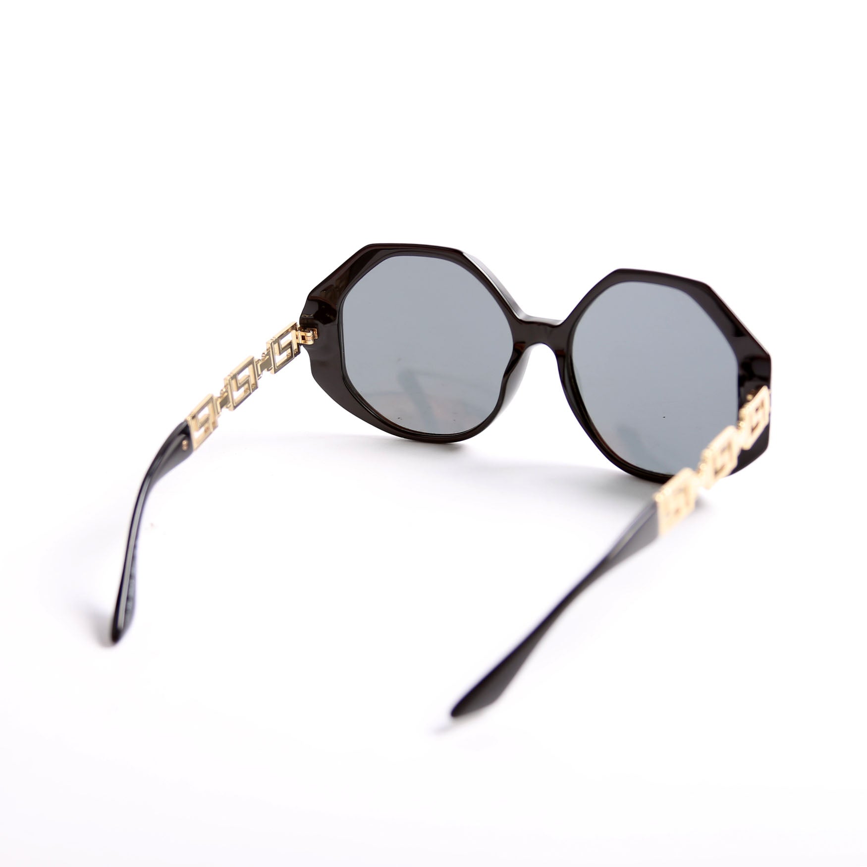 VOD4395 Geometric Sunglasses Black/Gold