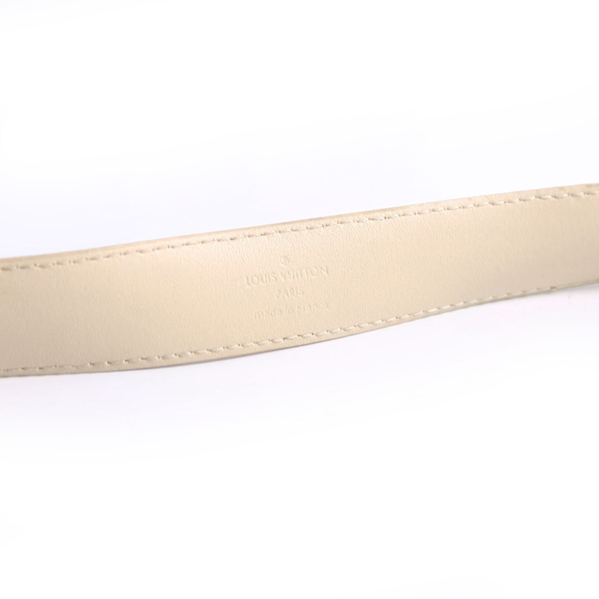 Initiales 25MM Damier Azur Belt Size 80/32