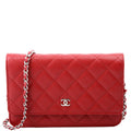 WOC Classic Quilted Caviar 22M Red