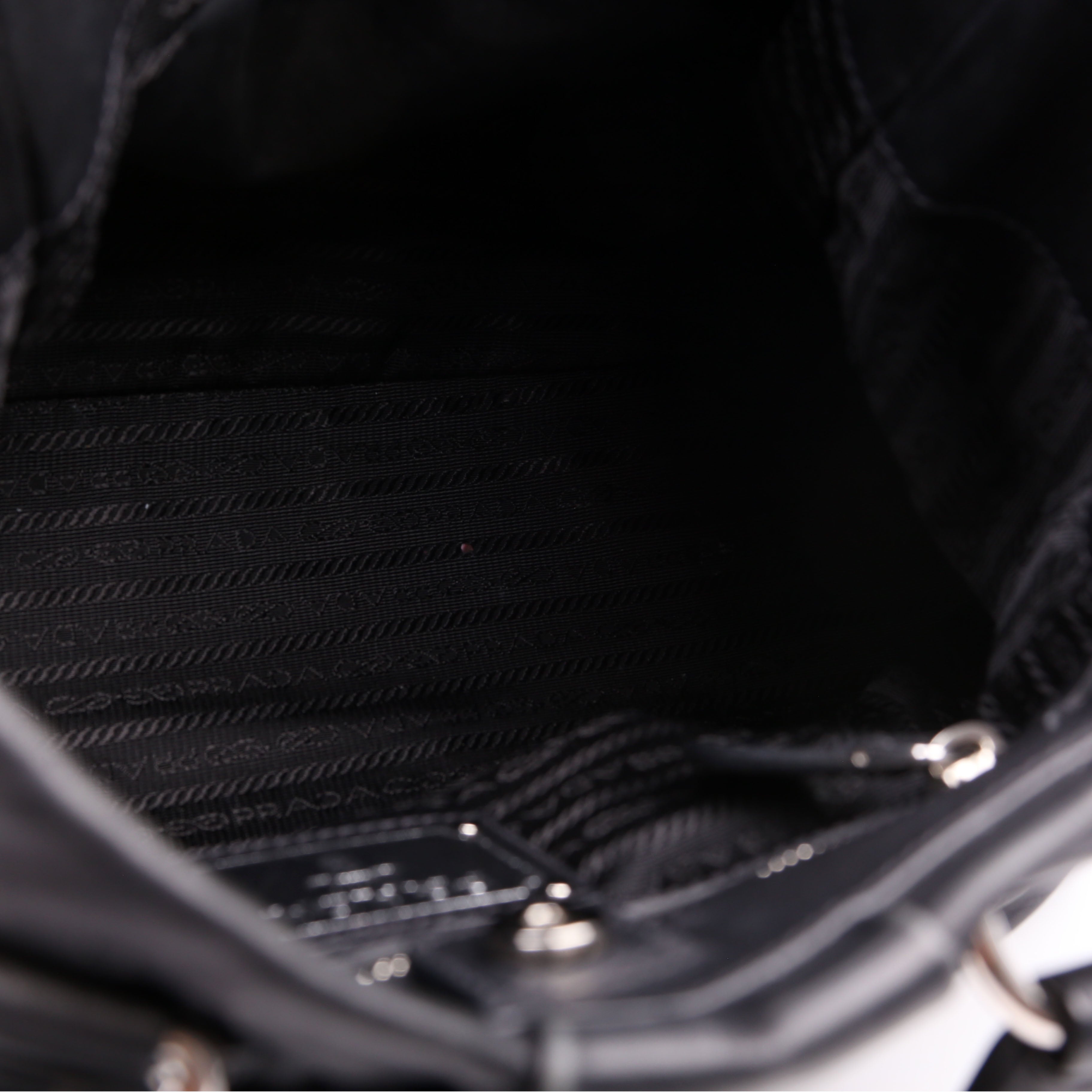 Pleated Soft Calfskin Satchel Black
