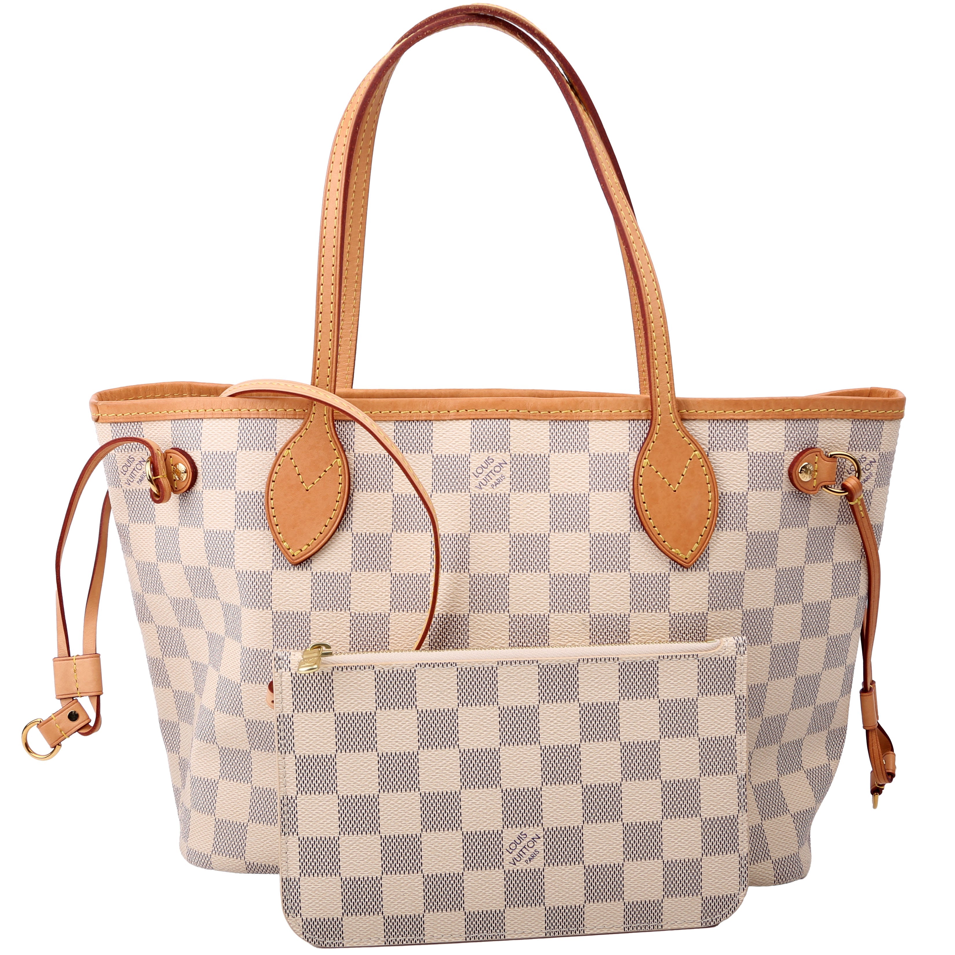 Neverfull with Wallet PM Damier Azur