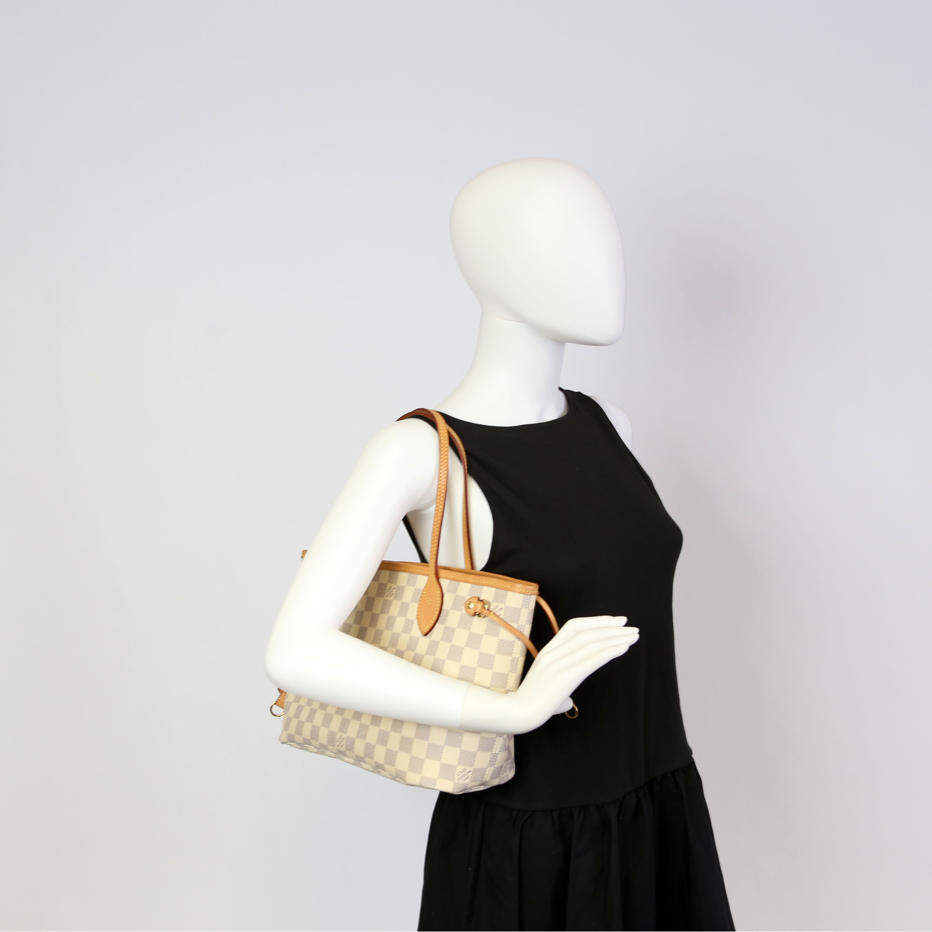 Neverfull with Wallet PM Damier Azur