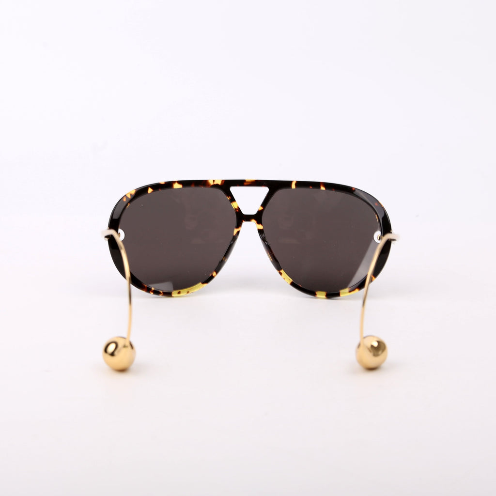 DV1273S Drop Aviator Sunglasses Brown/Gold