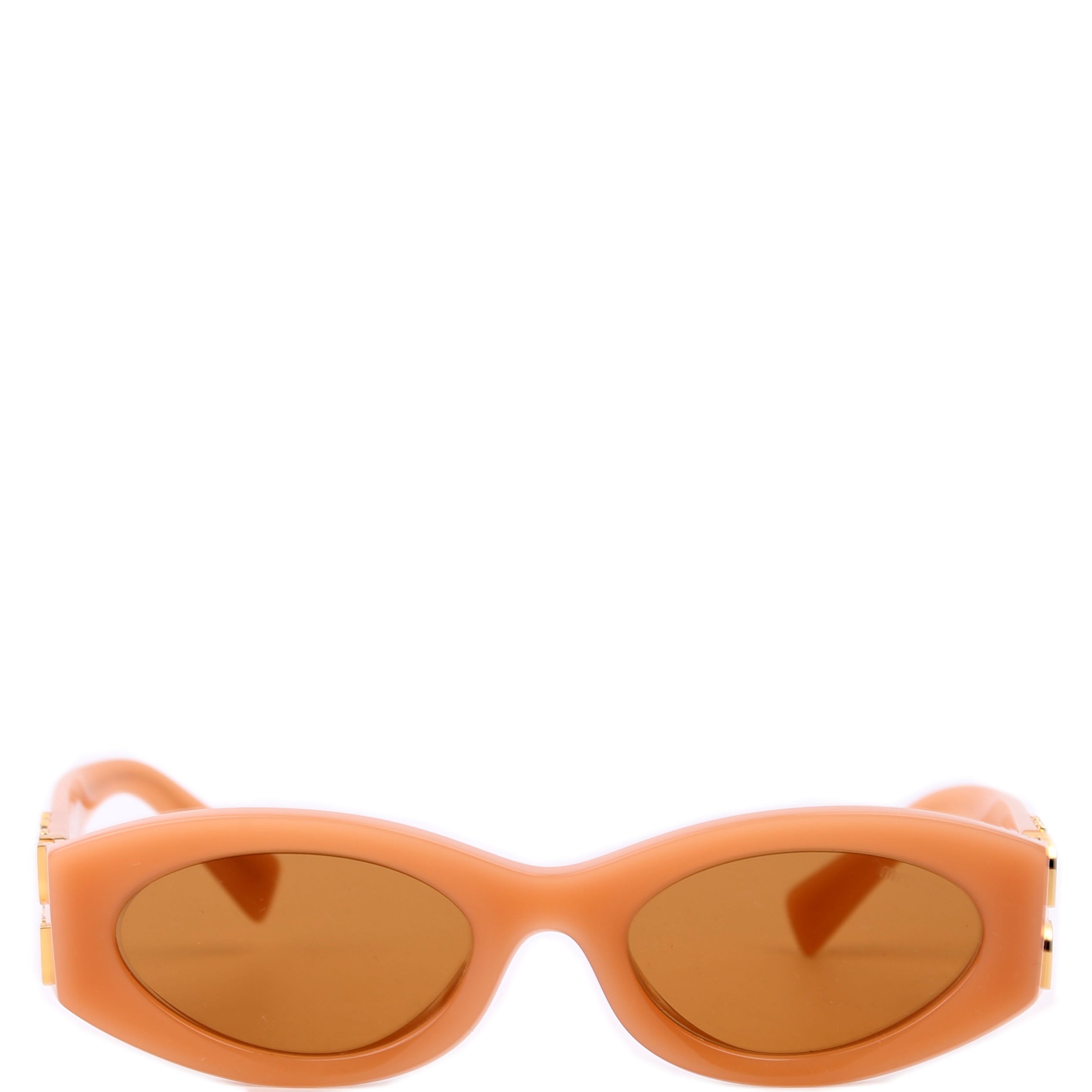 SMU11W Oval Sunglasses Peach