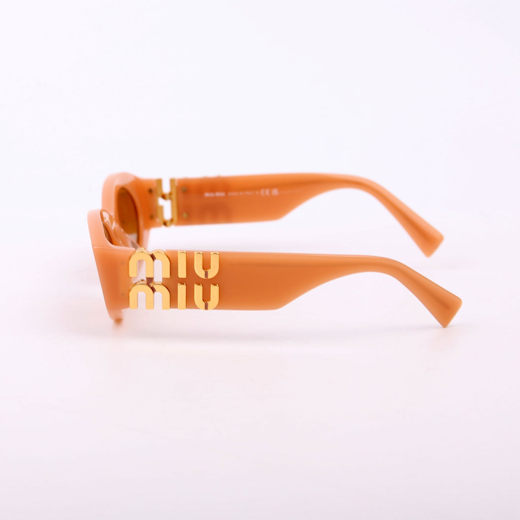 SMU11W Oval Sunglasses Peach