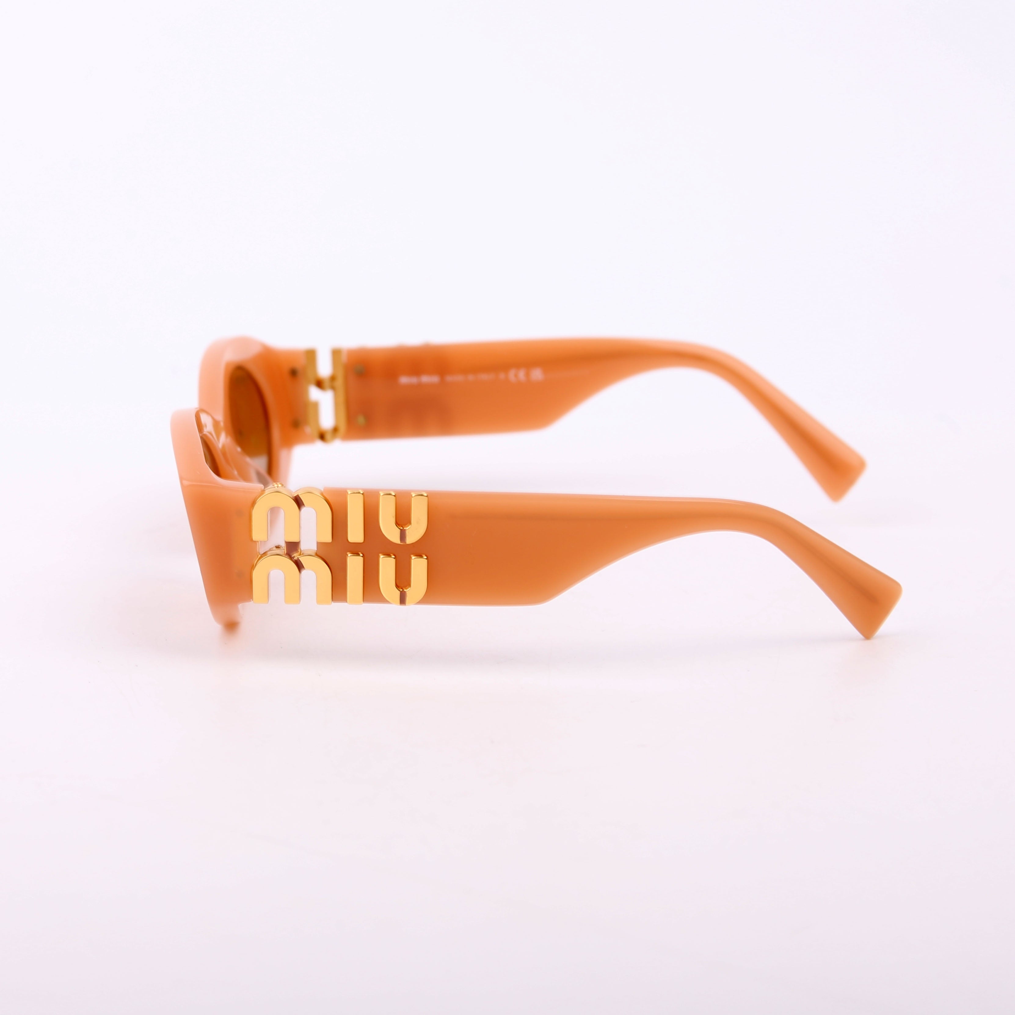 SMU11W Oval Sunglasses Peach