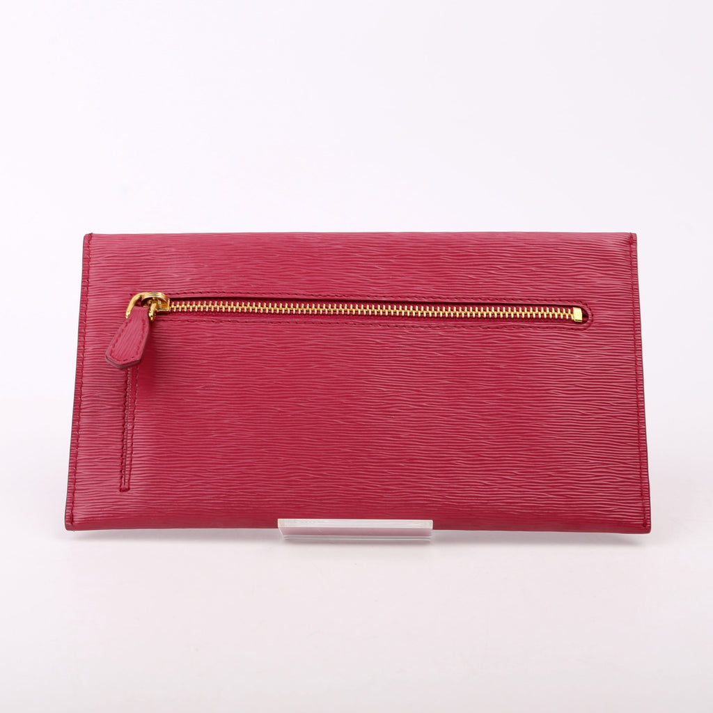 Vitello Move Envelope Wallet Pink