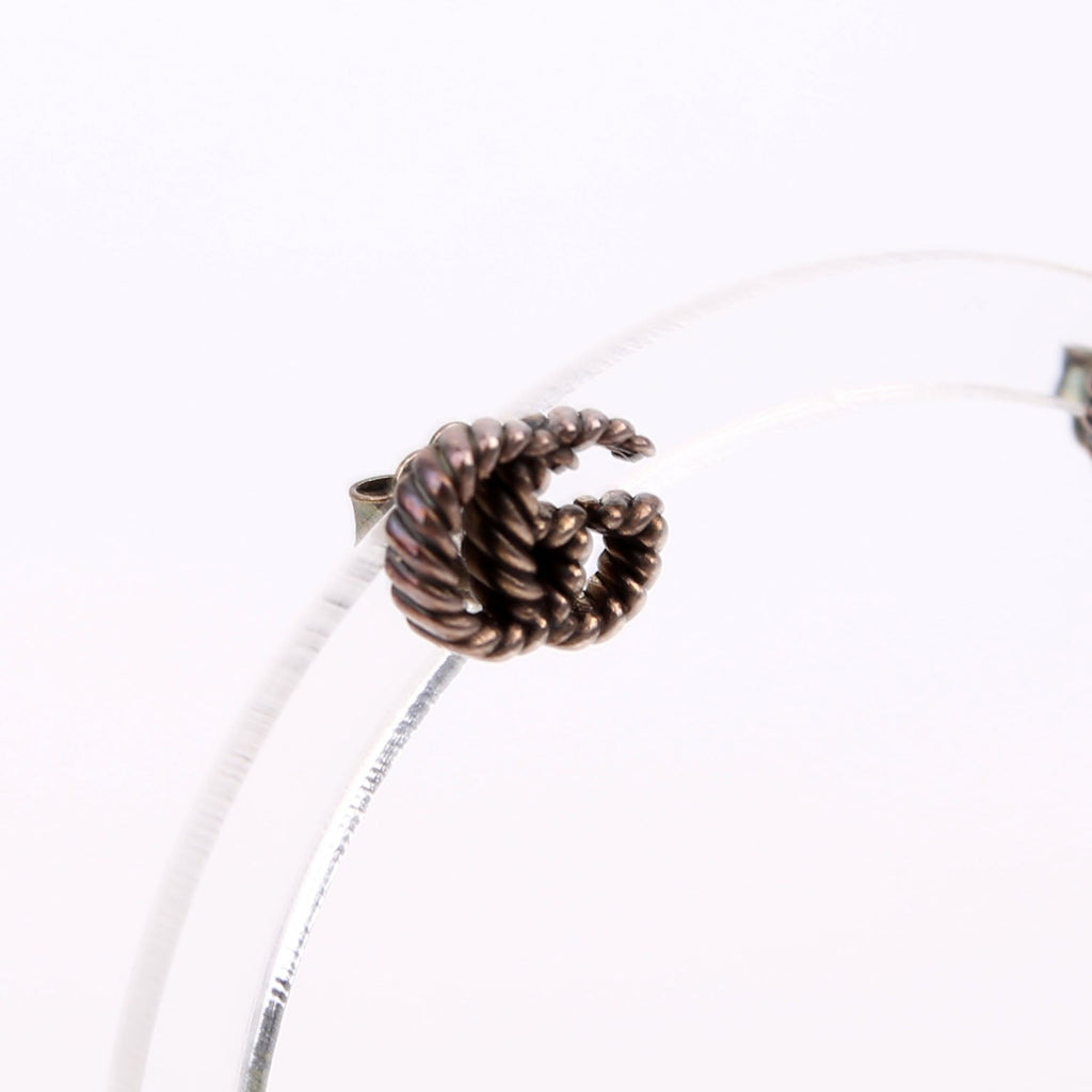 GG Torchon Studs 925 Earrings Silver