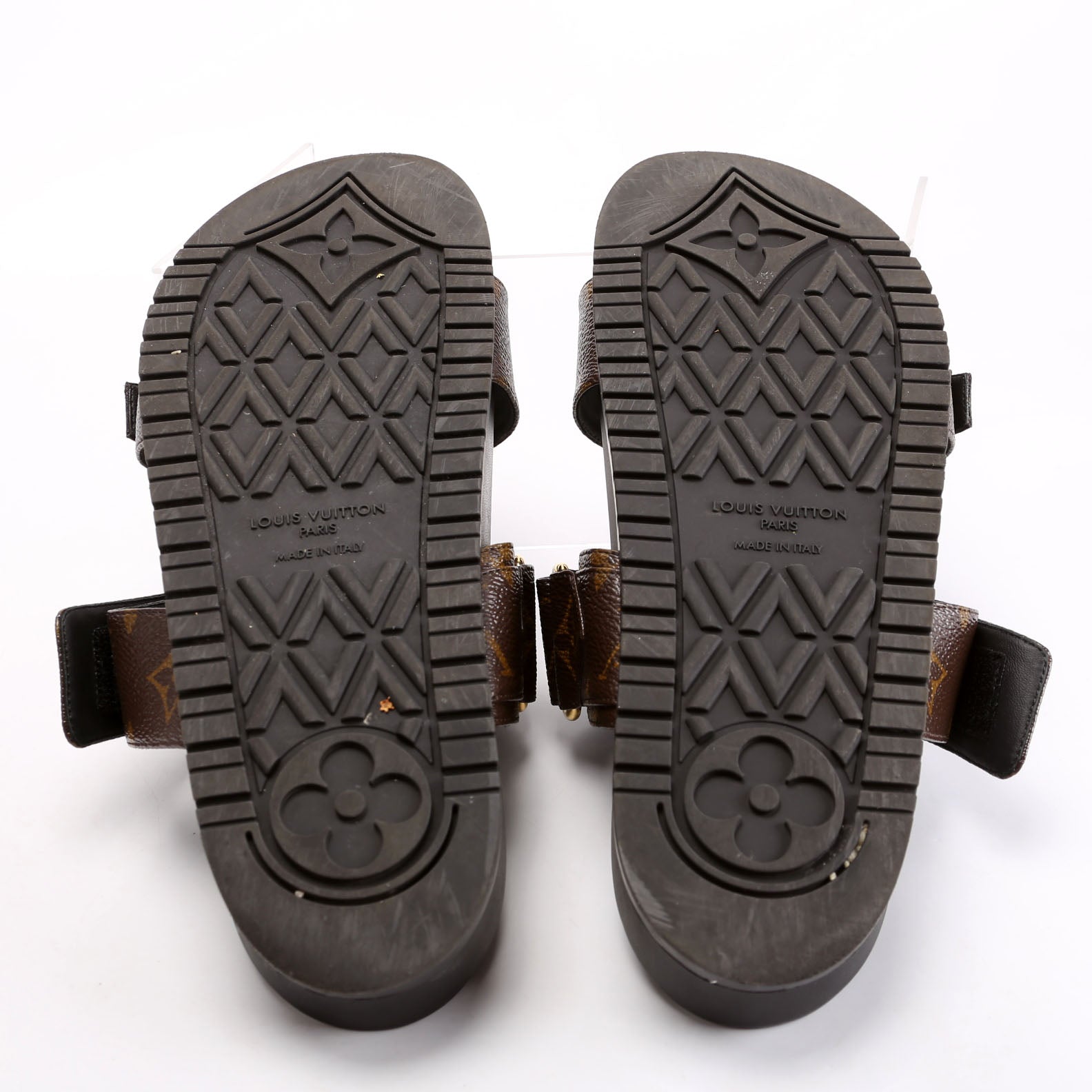 Bom Dia Flat Mules Monogram Size 39