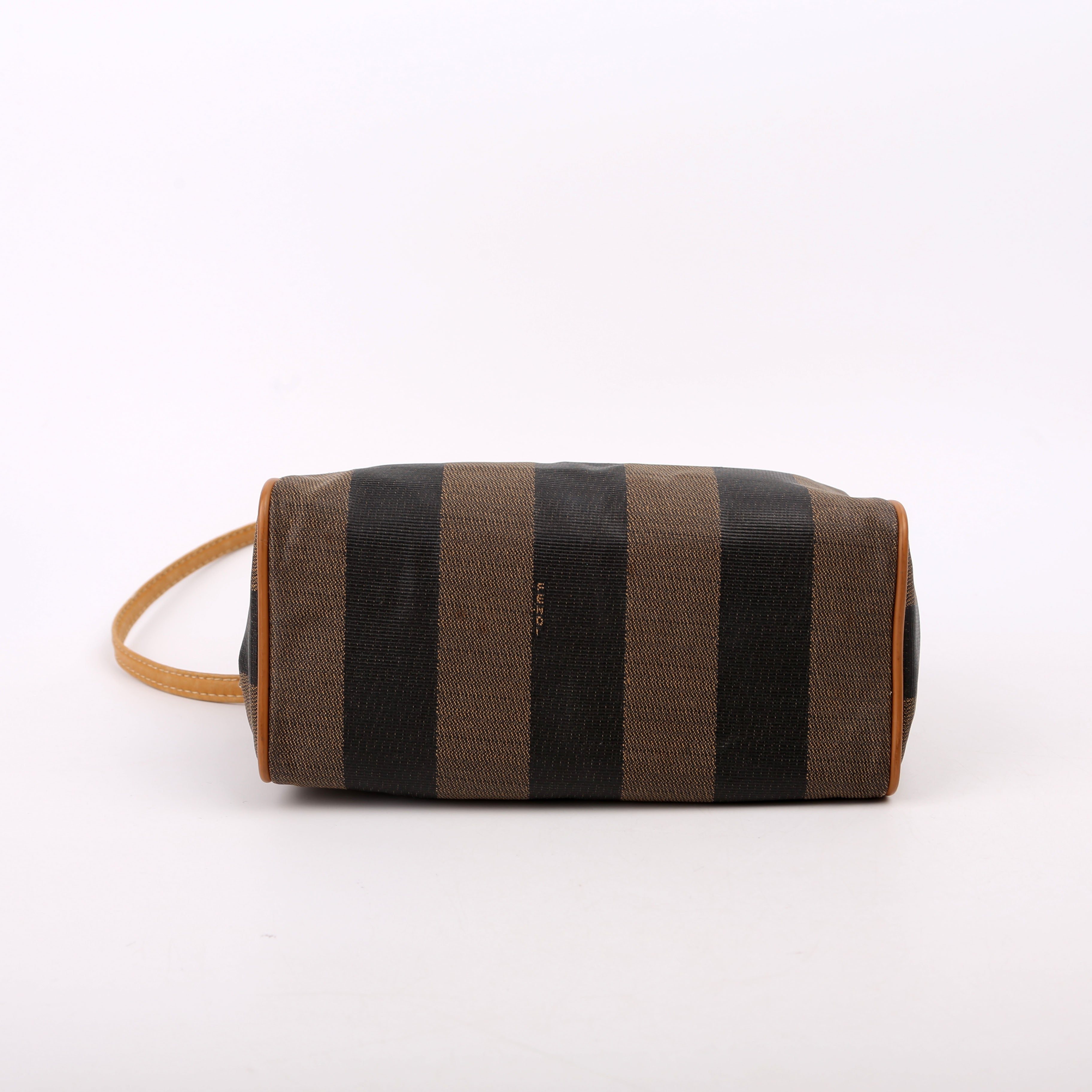 Mini Pequin Boston With Strap Tan