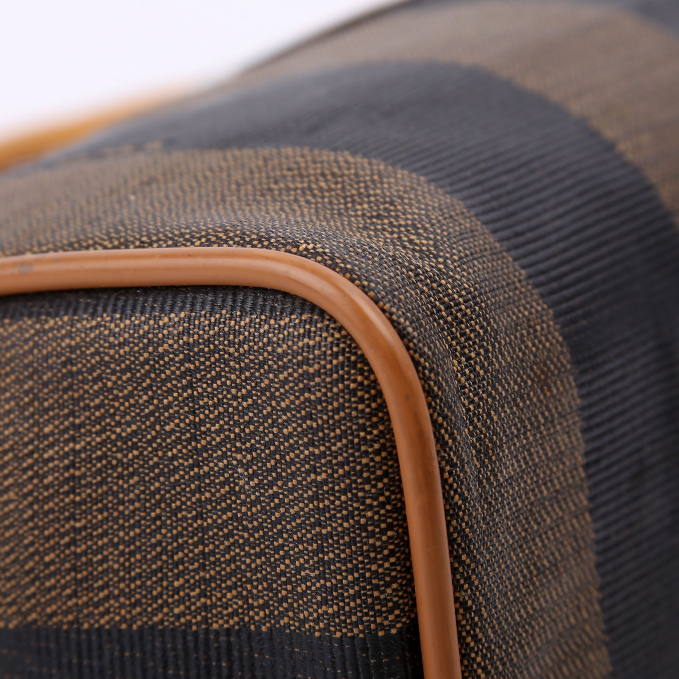 Mini Pequin Boston With Strap Tan