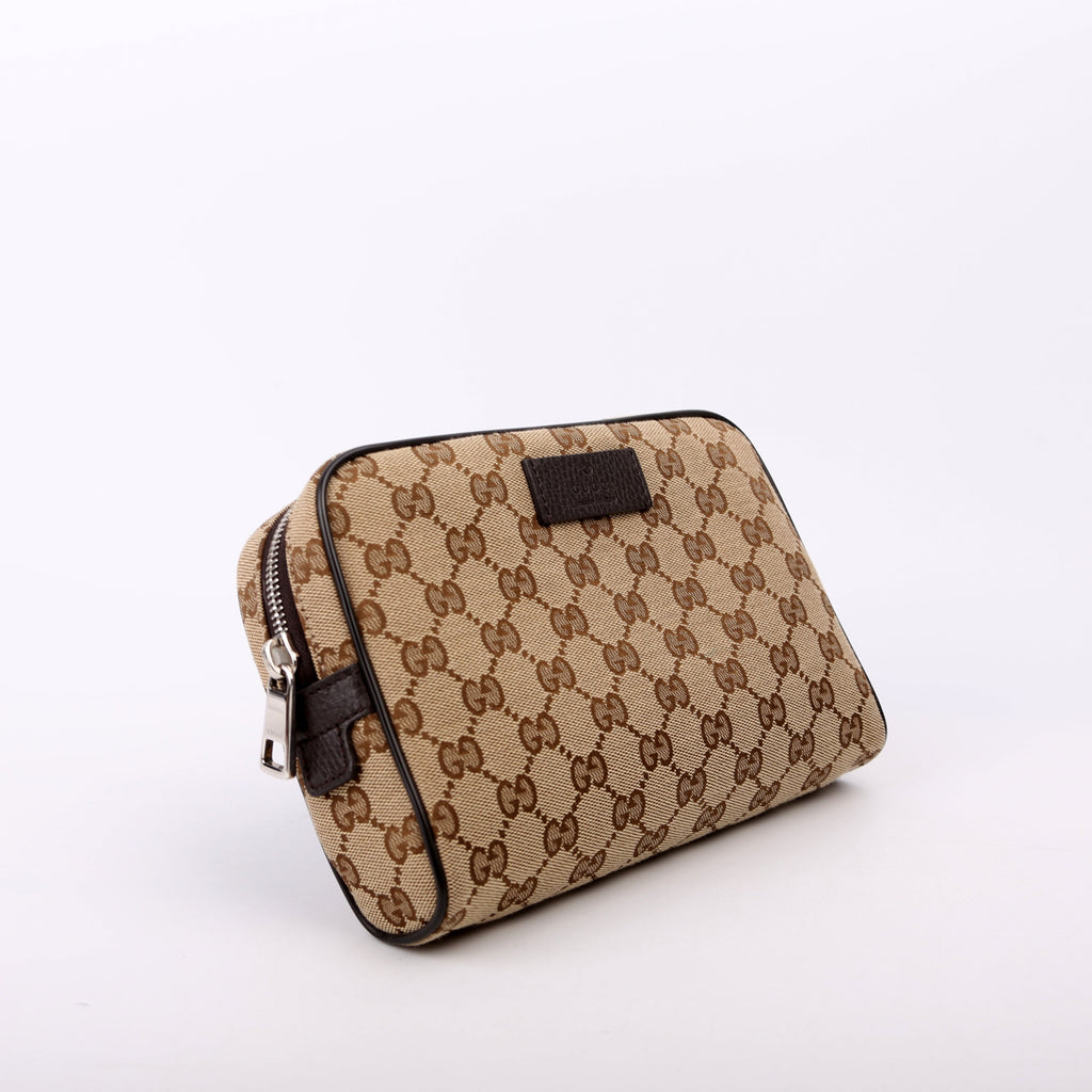 449174 GG Canvas Belt Bag Brown