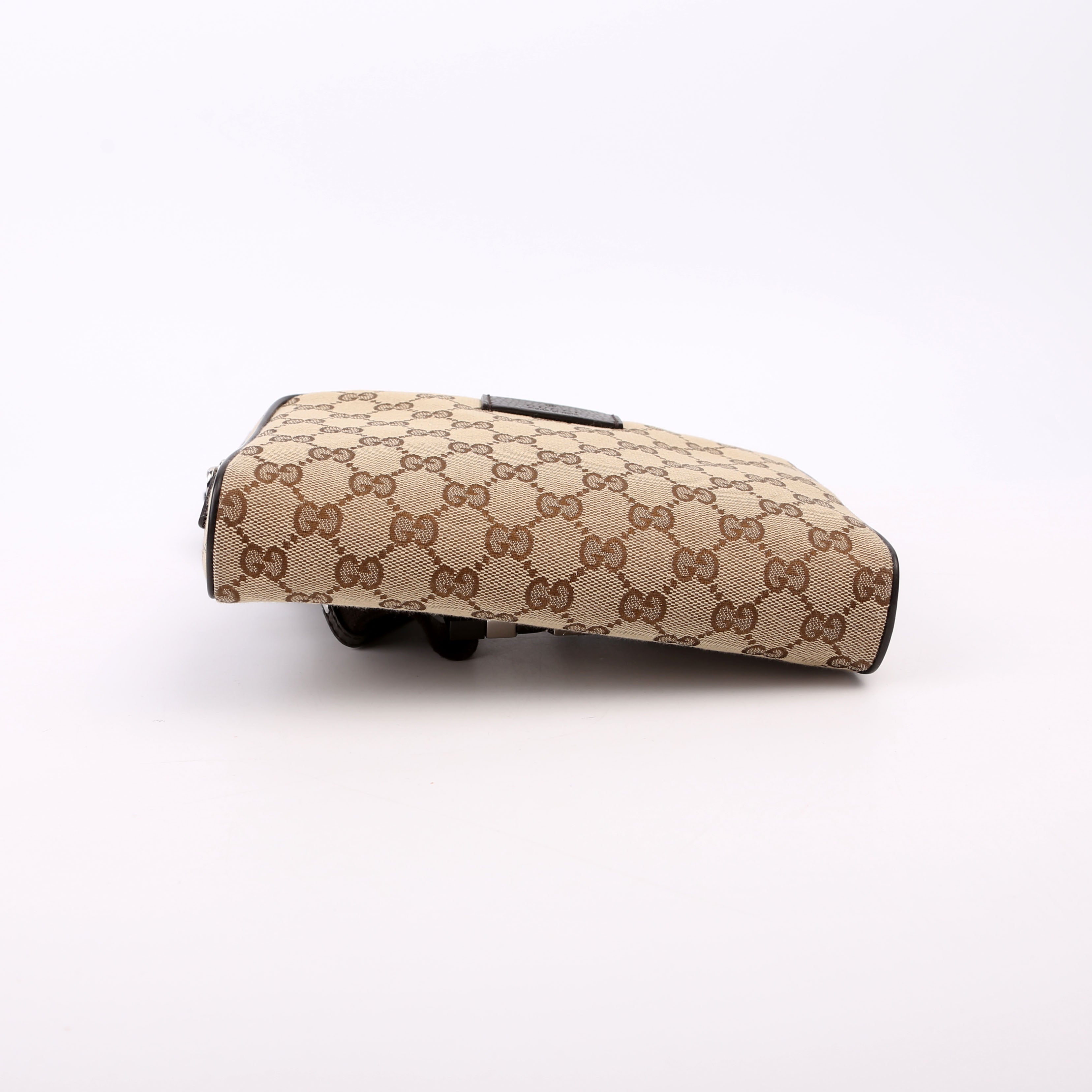 449174 GG Canvas Belt Bag Brown